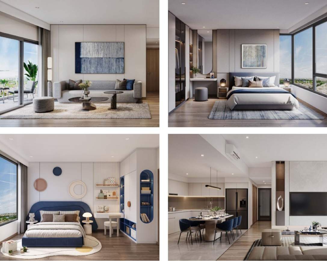 Masteri Cosmo Central 3 bedroom apartment