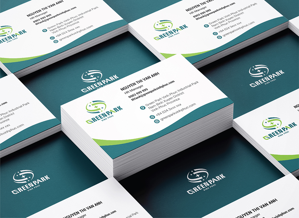 Greenpark industrial park brand logo