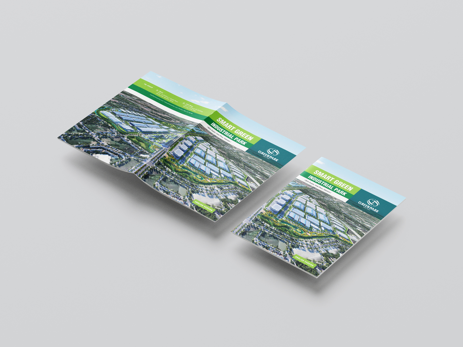 Greenpark industrial park brand logo